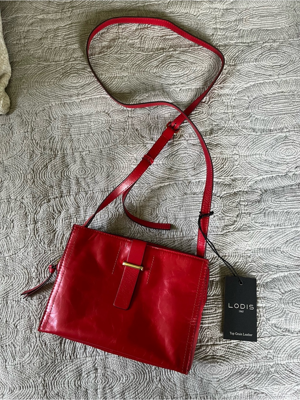 LODIS Leather Cross Body Bag
